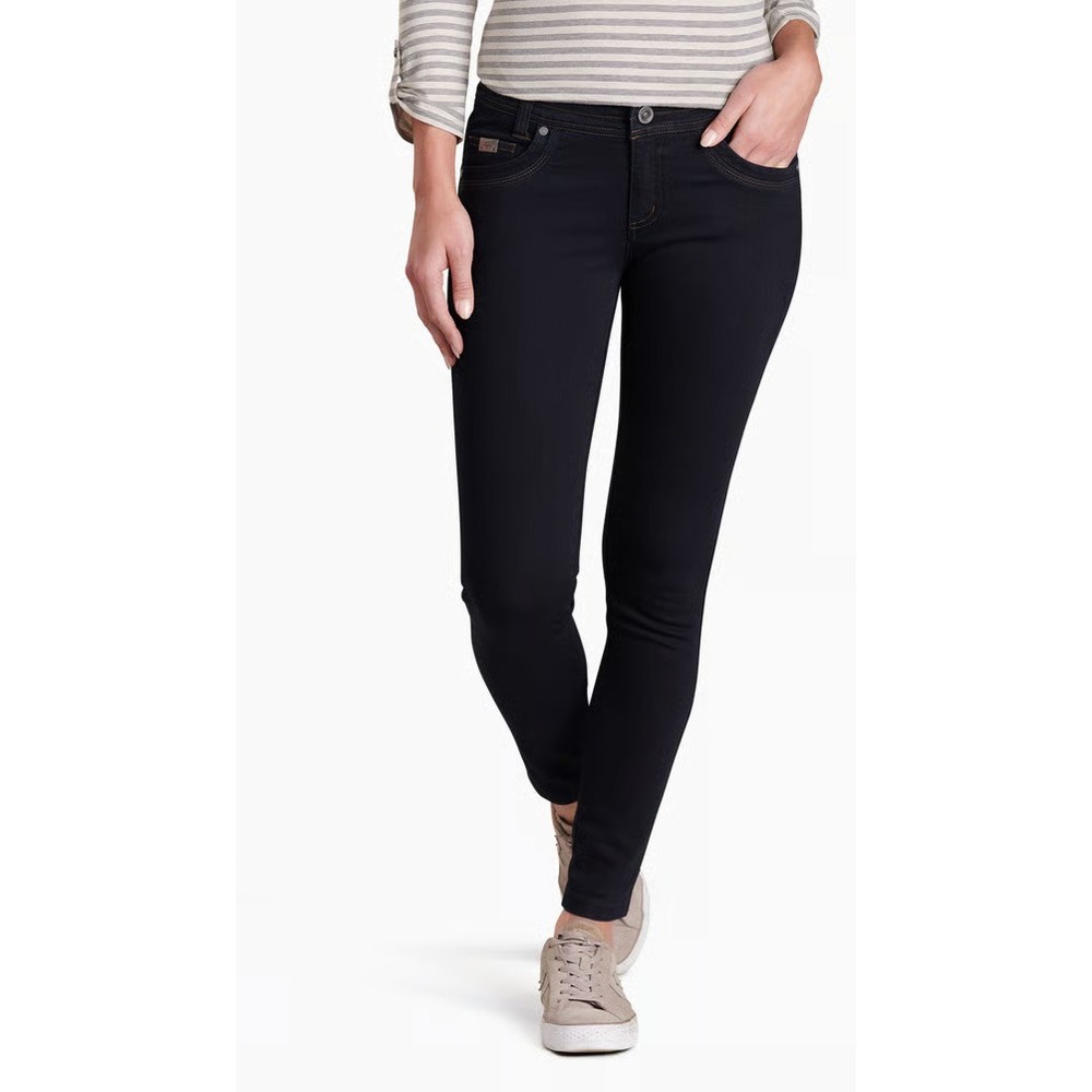 Kuhl Danzr Jeans Womens Size 12 Stretchy 33X33 Tall Hiking Outdoors 6201 a2